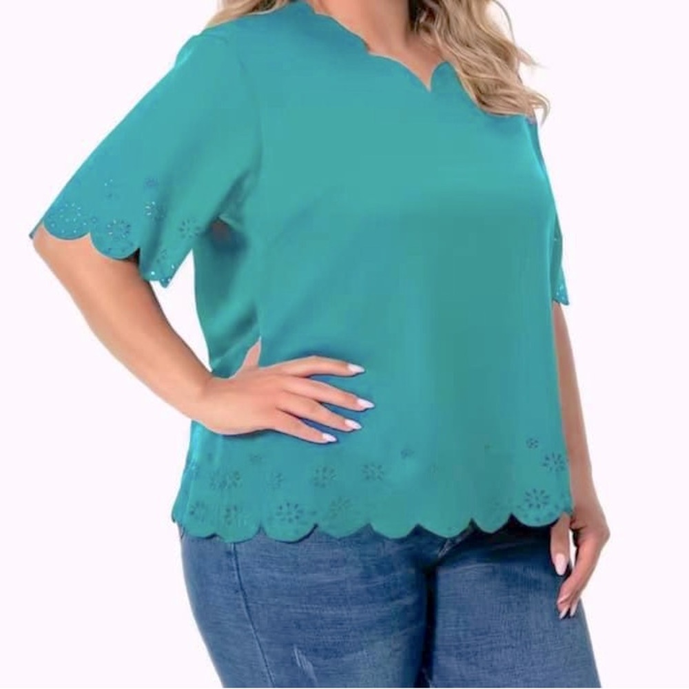 Teal/Turquoise top
